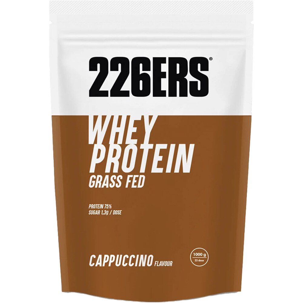 226ers Bebidas Proteicas WHEY PROTEIN 1KG CAPUCCINO vista frontal