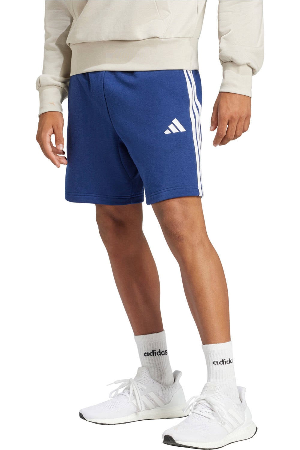 Essentials three stripes bermudas hombre Marino (L)