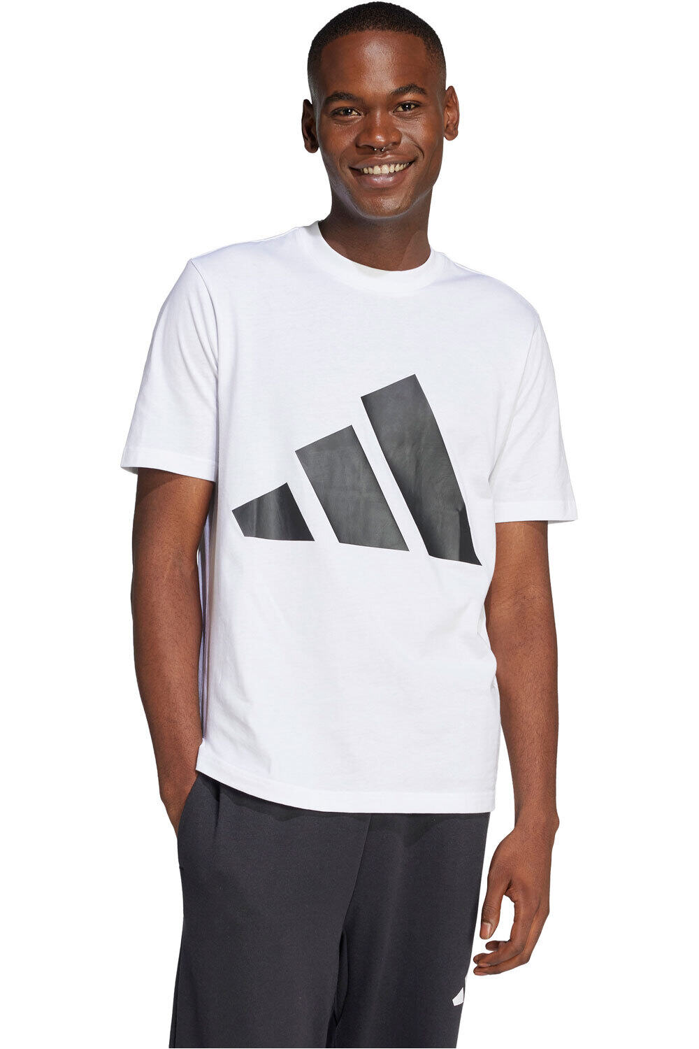 Essentials big logo camiseta manga corta hombre Blanco (XL)