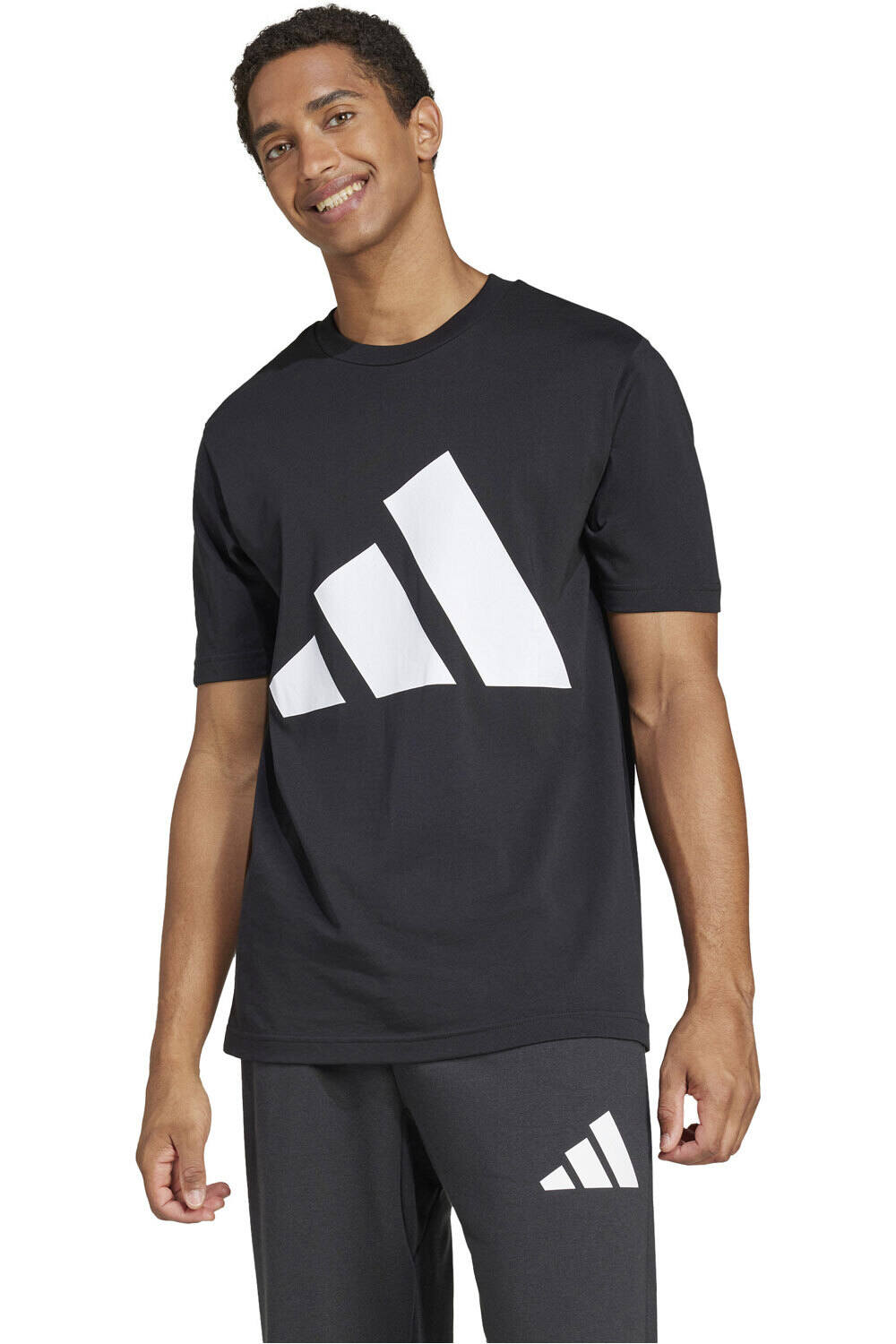 Adidas essentials big logo camiseta manga corta hombre