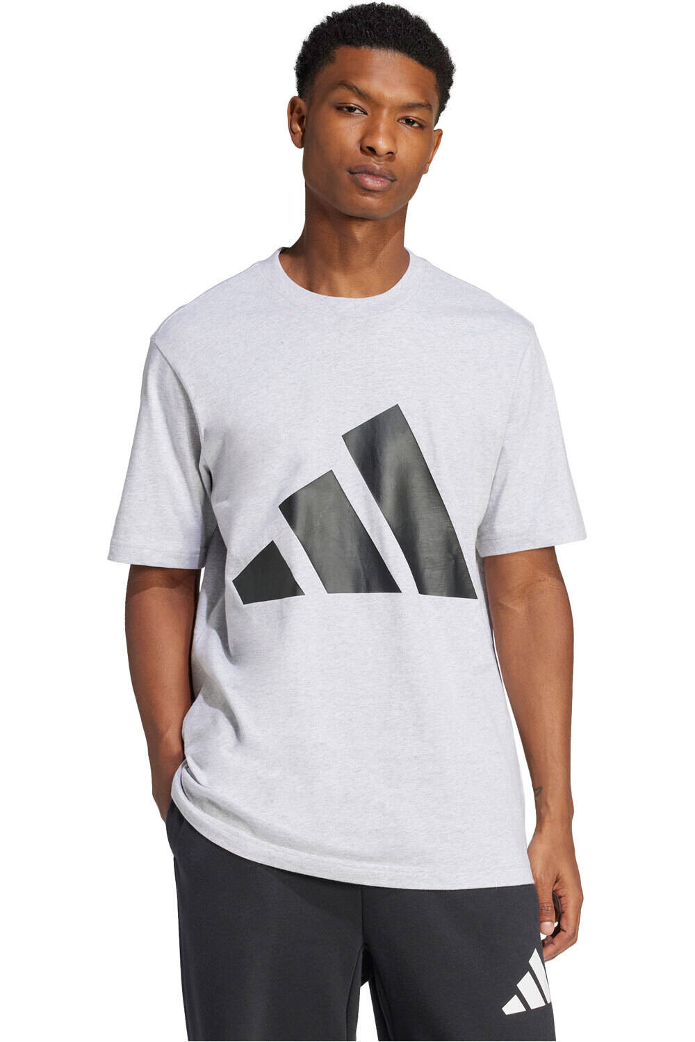 Essentials big logo camiseta manga corta hombre Gris (S)