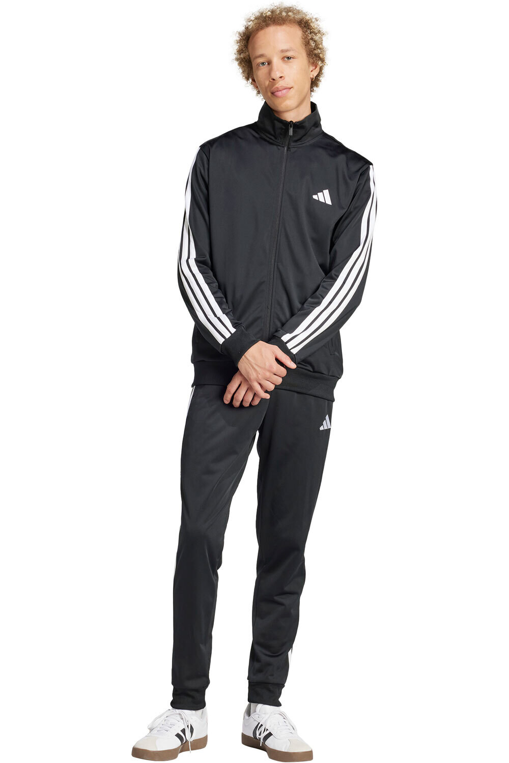 Sportswear 3 stripes chándal hombre Negro (M)