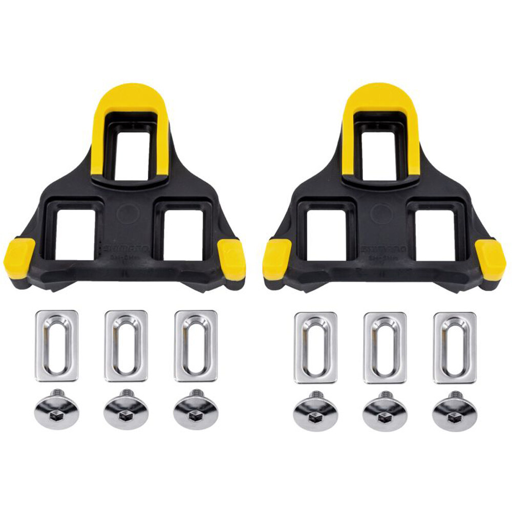 Sm-sh11 6 grados calas bicicleta Amarillo (UNICA)