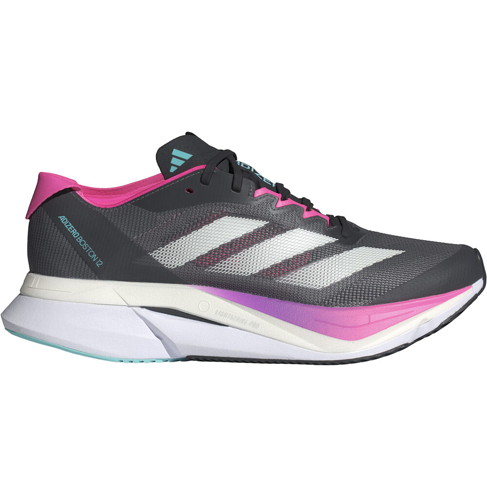 Adizero boston 12 zapatilla running mujer Negro (36)