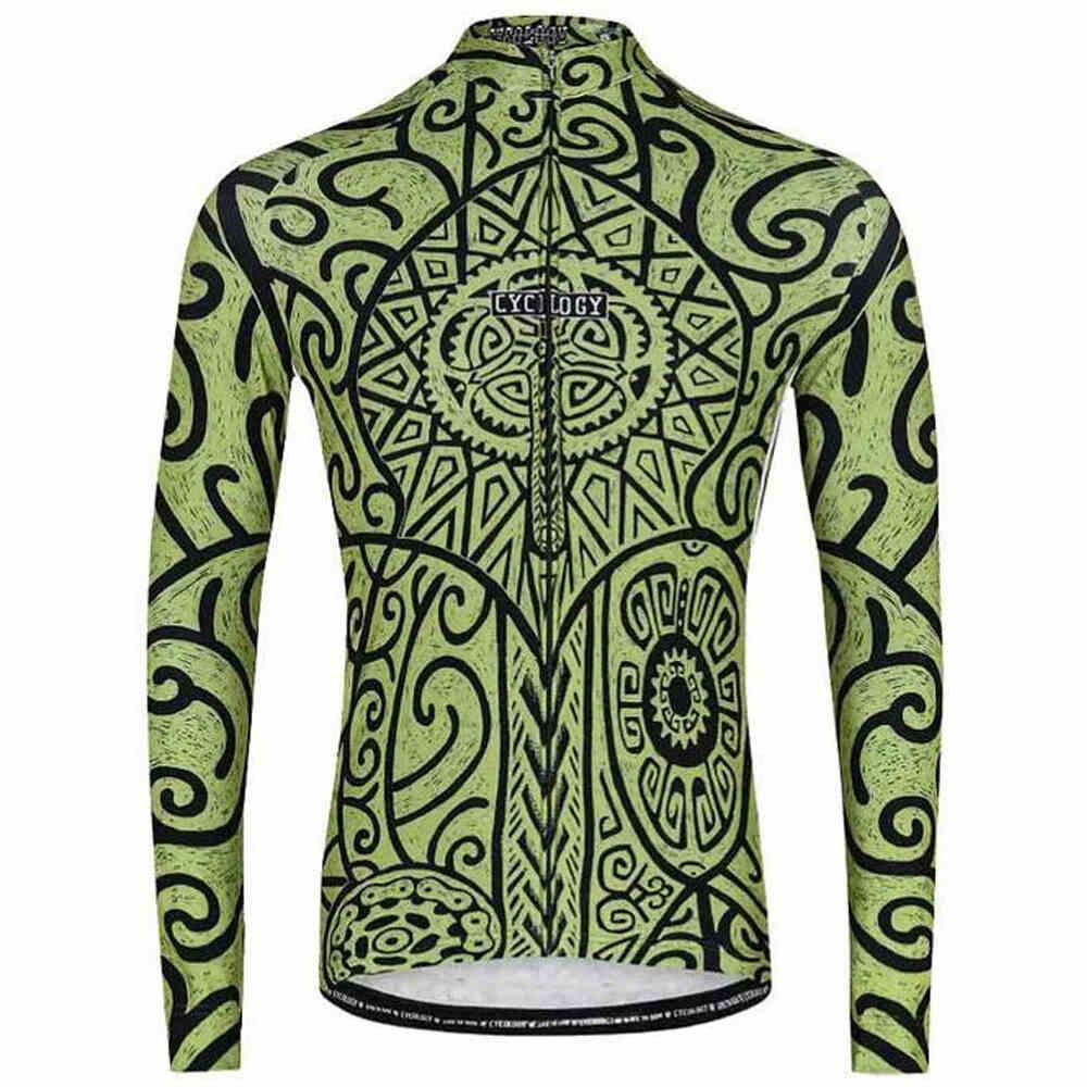 Zanziber maillot manga larga hombre Verde (S)