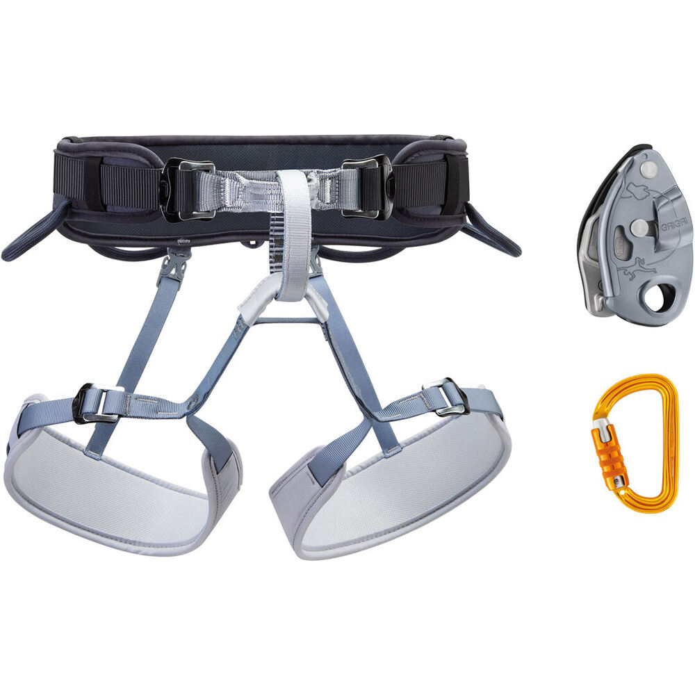 Petzl kit corax smd tl grigri gris t2 varios roca