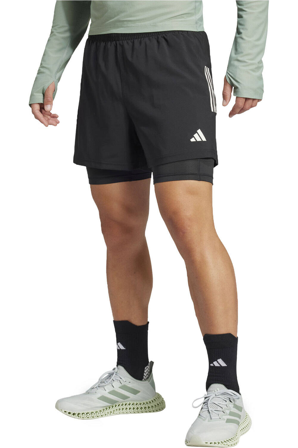 Own the run climacool pantaloneta técnica hombre Negro (S)
