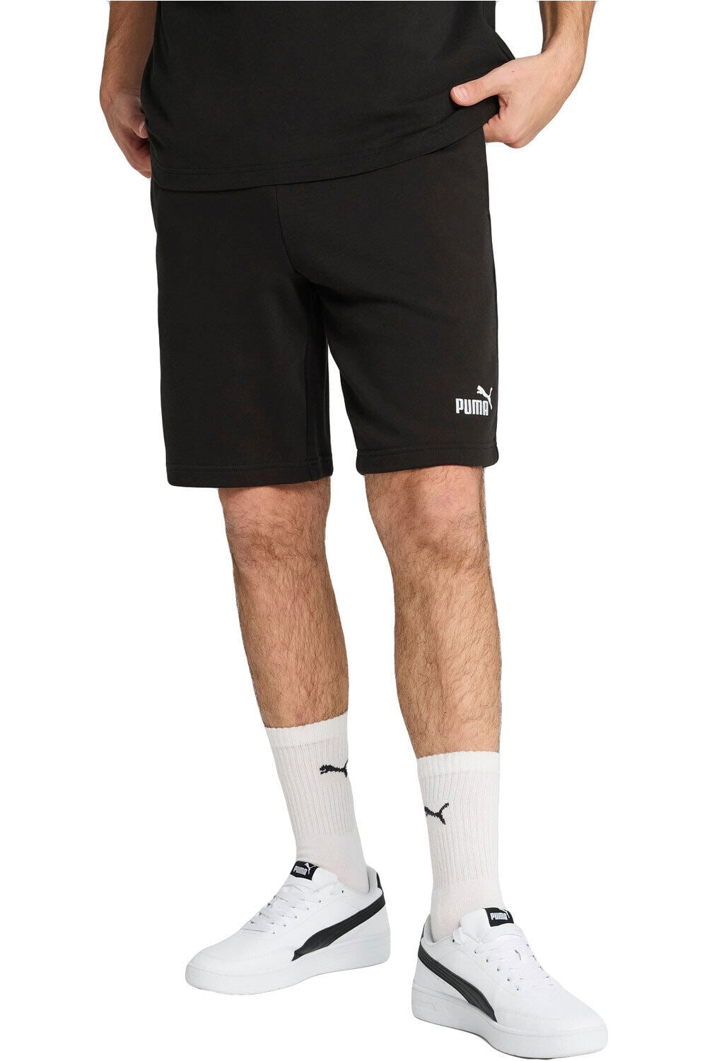 Essentials logo bermudas hombre Negro (L)