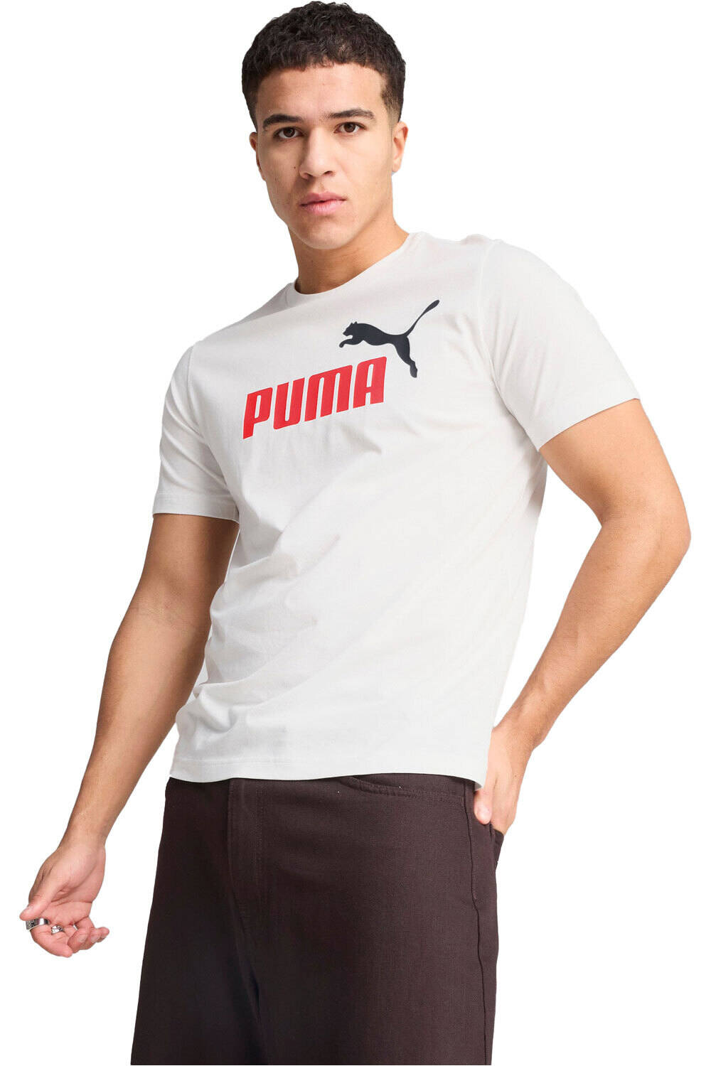 Essentials 2 color camiseta manga corta hombre Blanco (XL)