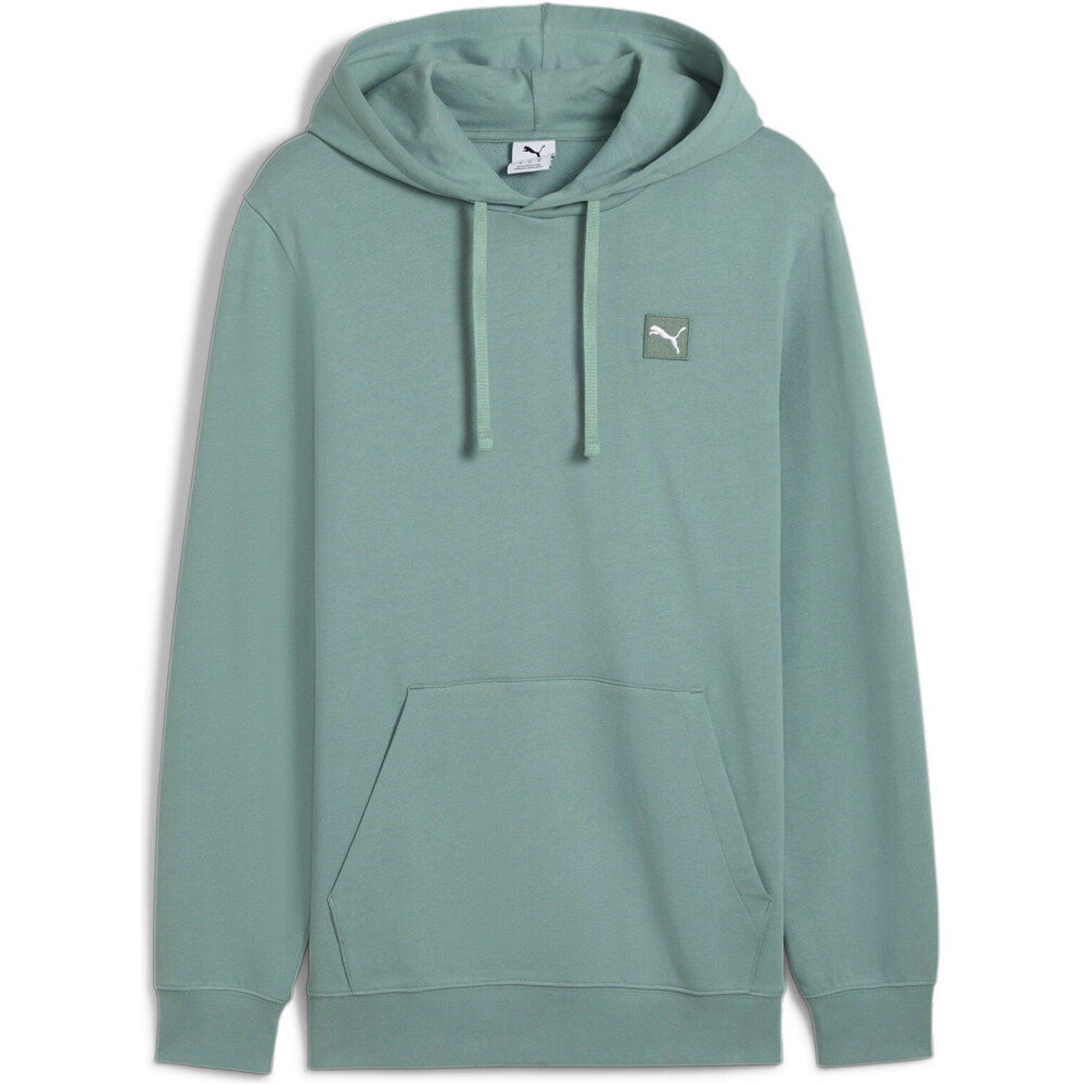Essentials elevated sudadera hombre Verde (M)