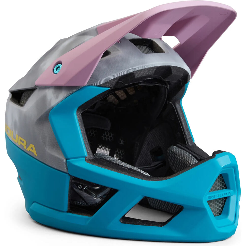 Mt500 full face casco bicicleta Gris (S-M)