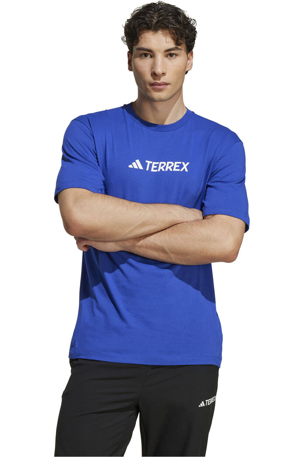 Terrex classic logo camiseta montaña manga corta hombre Azul (XL)