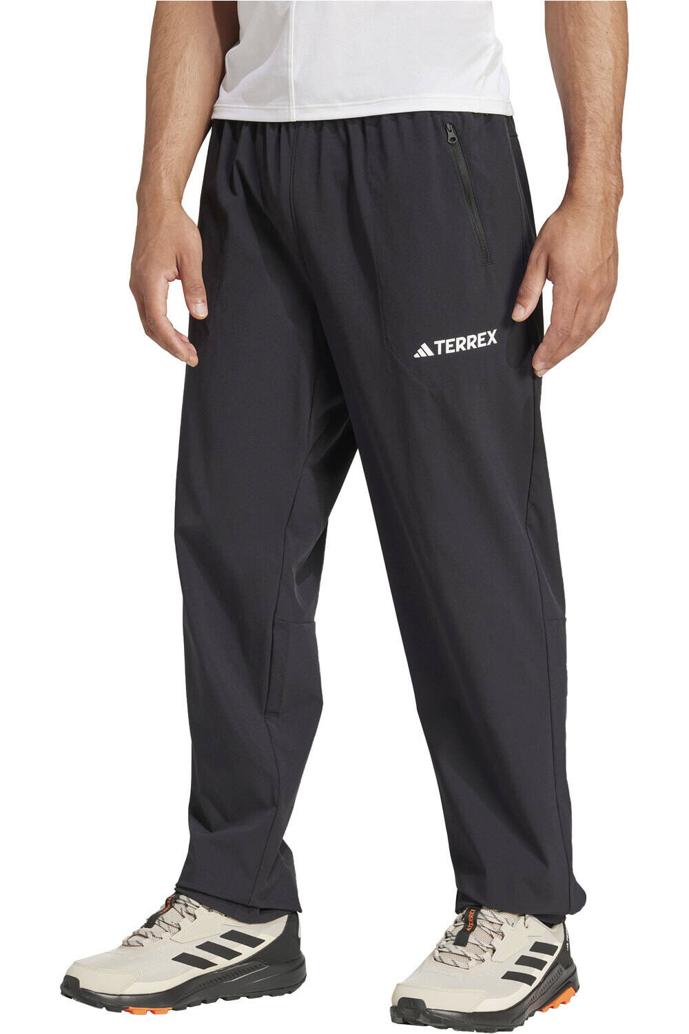 Terrex multi essentials pantalón montaña hombre Negro (L)