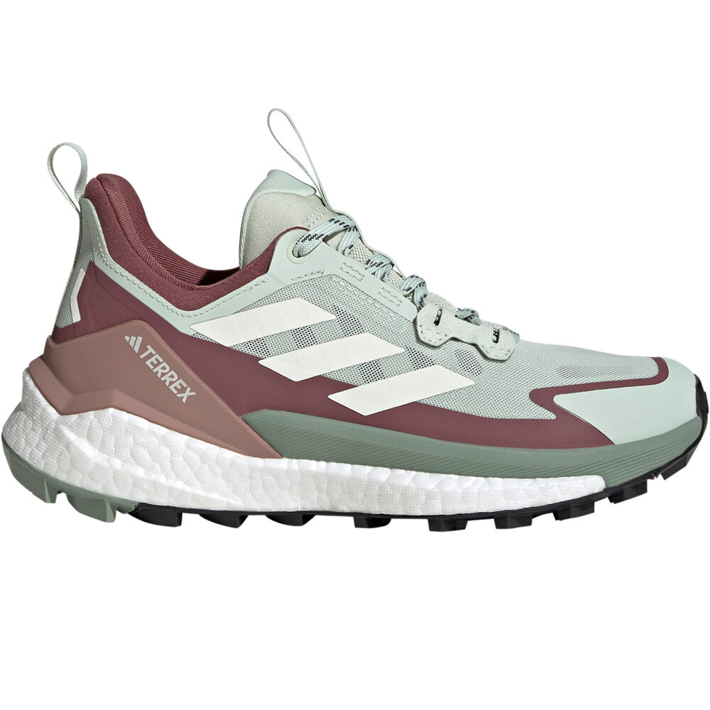 Terrex free hiker 20 low zapatilla trekking mujer Gris (40 2/3)