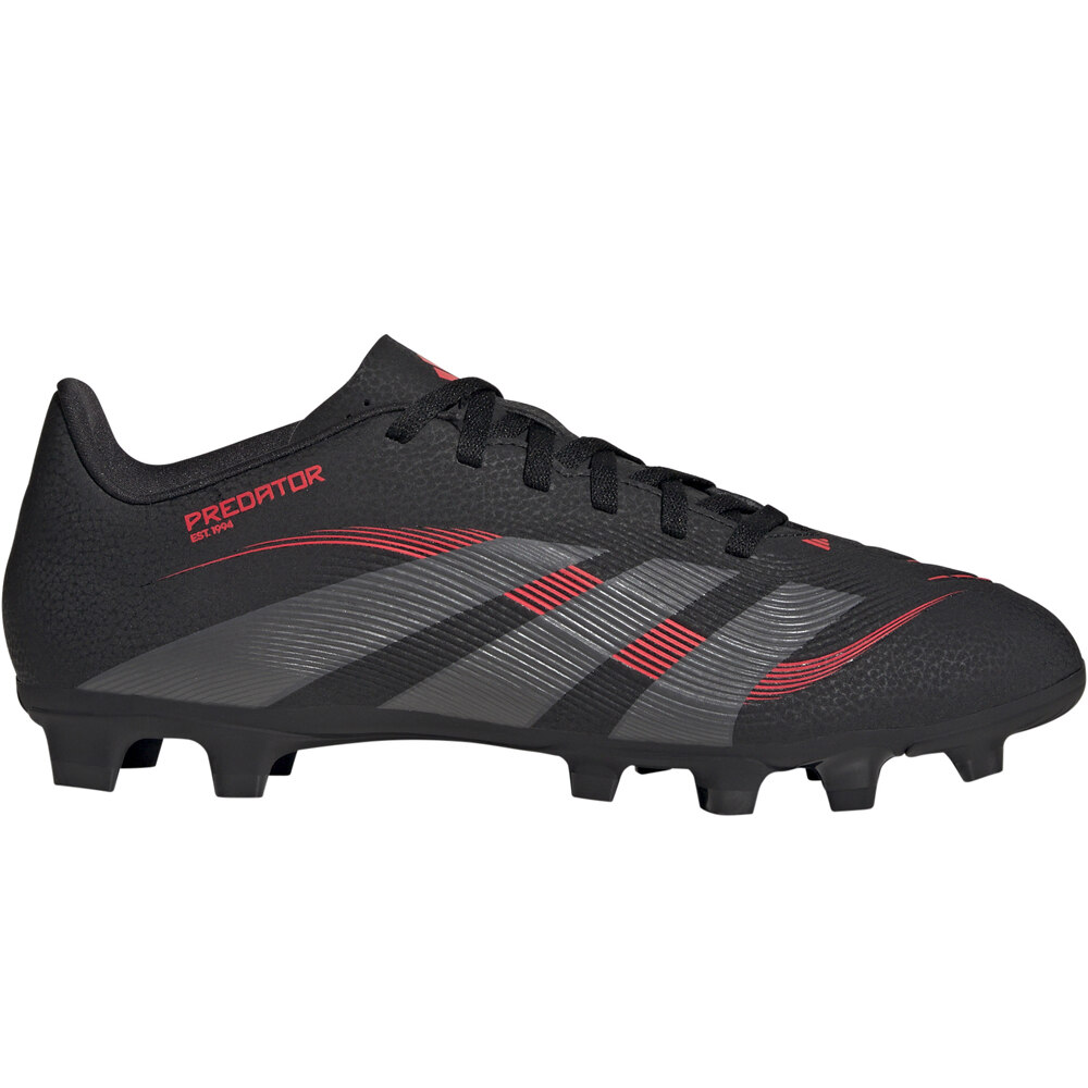 Predator club fg/mg botas de futbol cesped artificial Negro (39 1/3)