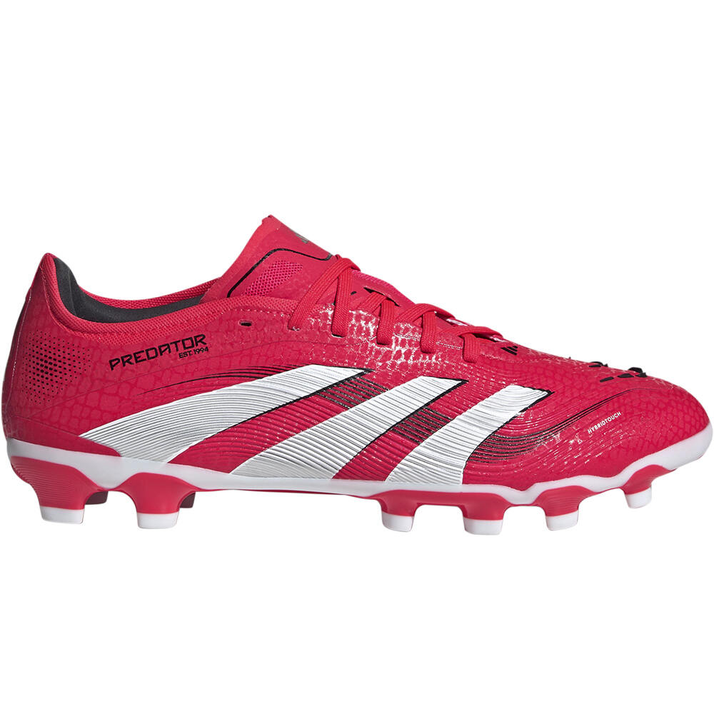 Predator pro mg botas de futbol cesped artificial Rojo (43 1/3)