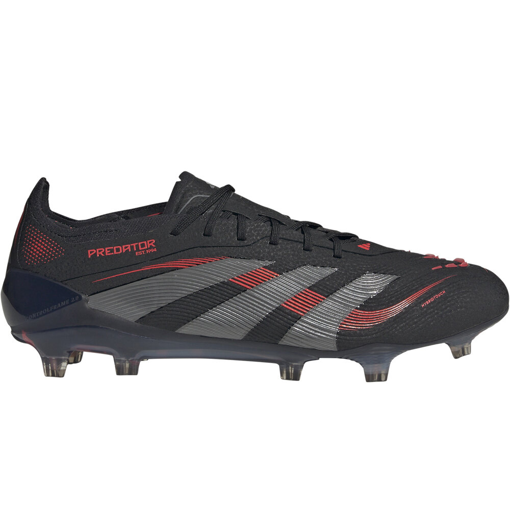 Predator elite fg botas de futbol cesped artificial Negro (42)