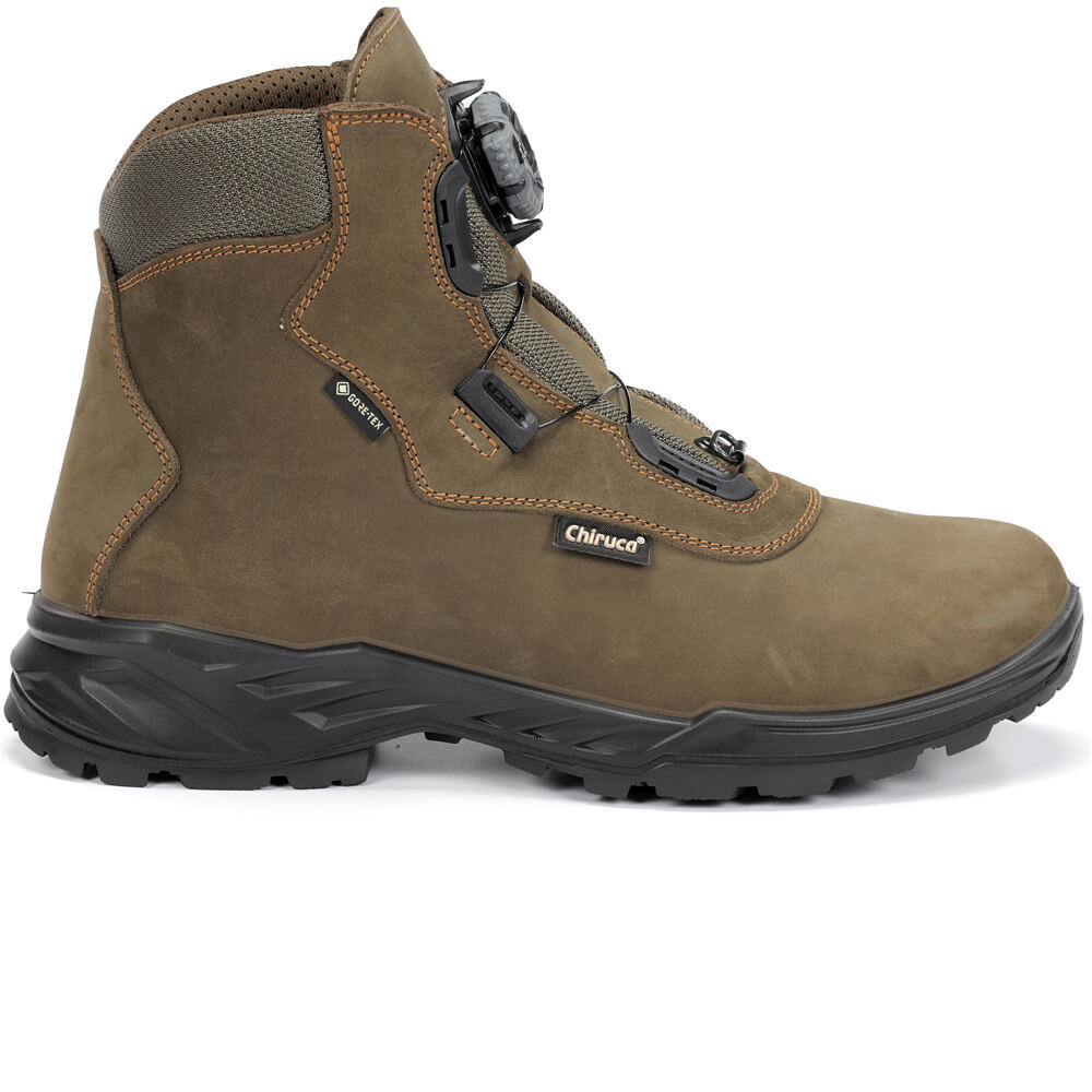 Labrador boa gore-tex bota montaña cuero hombre Verde (39)