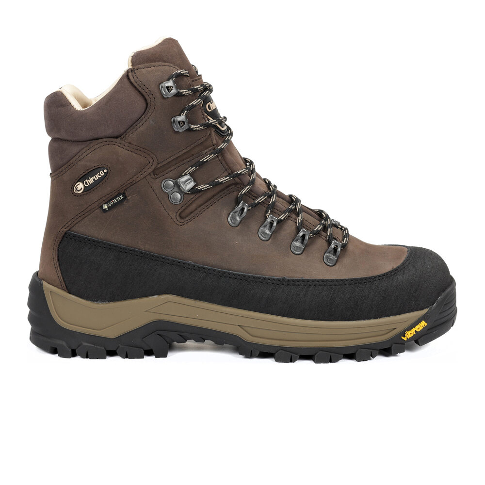Calibre bandeleta 12 gore-tex bota montaña cuero hombre Marron (41)