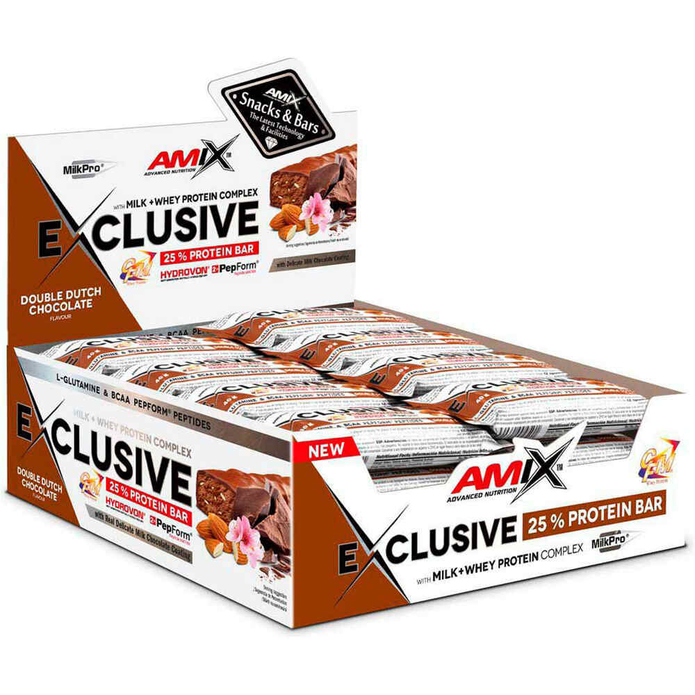Exclusive protein bar 12x85 gr barritas energéticas (UNICA)