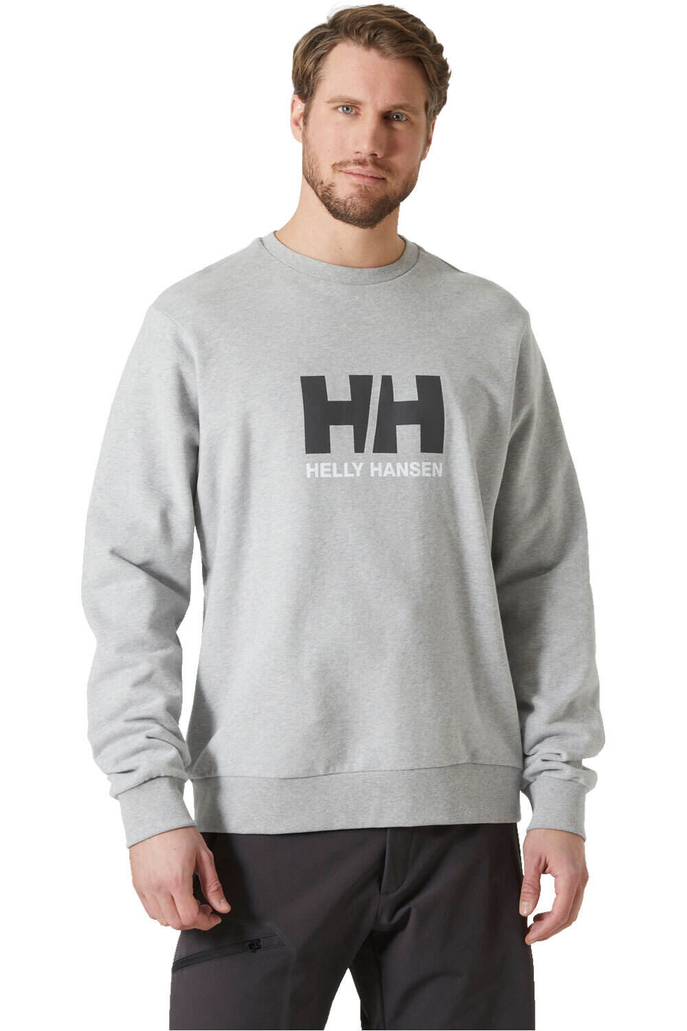 Logo crew sweat 20 sudadera hombre Gris (L)