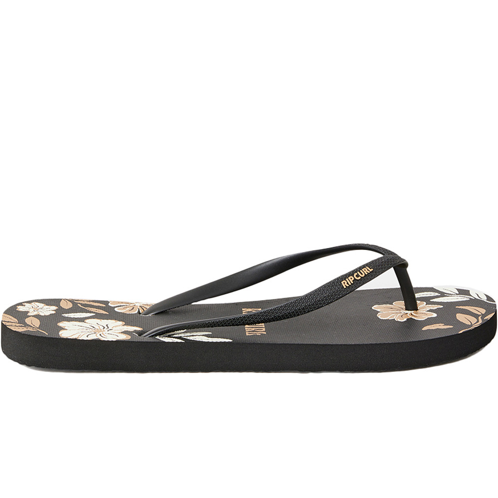 Mixed bloom chanclas mujer Negro (36)