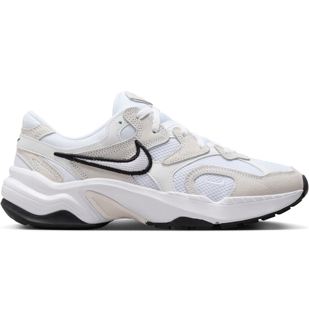 Al8 zapatilla moda mujer Blanco (44,5)