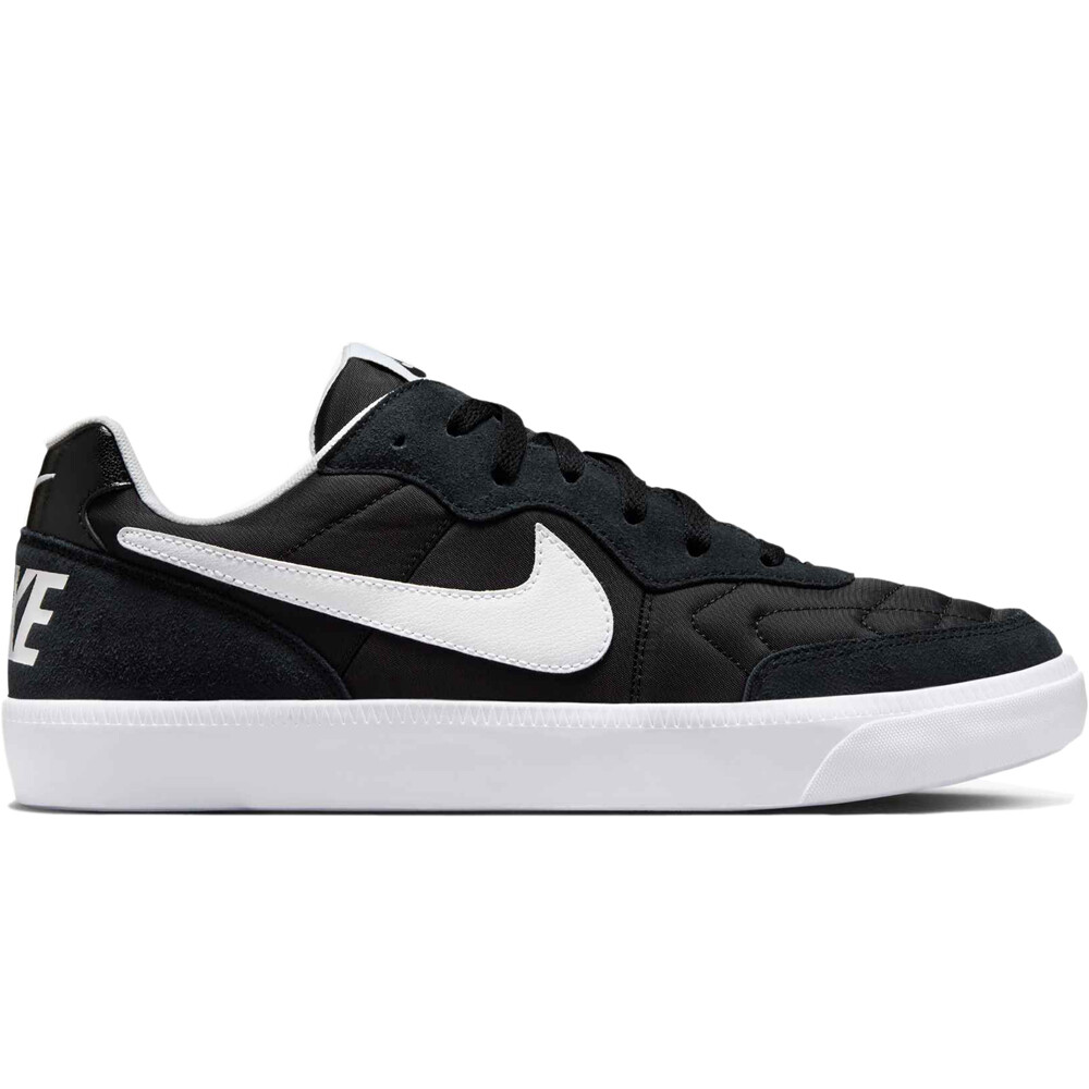 Sportswear tiempo trainer zapatilla moda hombre Negro (41)