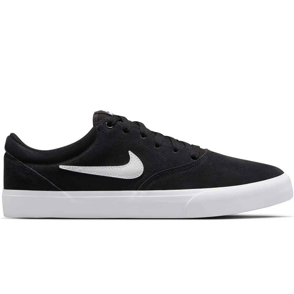 Charge suede zapatilla moda hombre Negro (46)