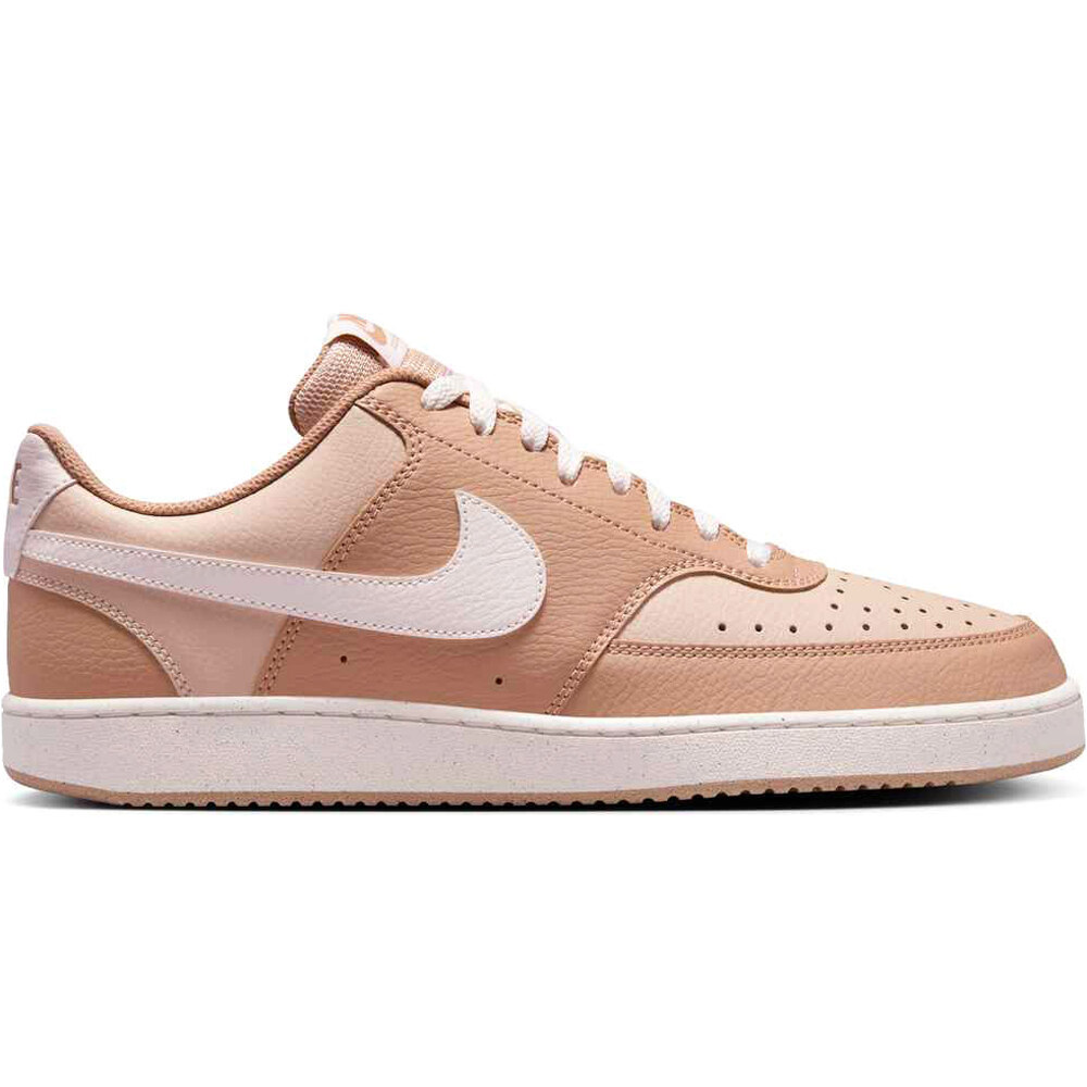 Court vision low zapatilla moda hombre Beige (40)
