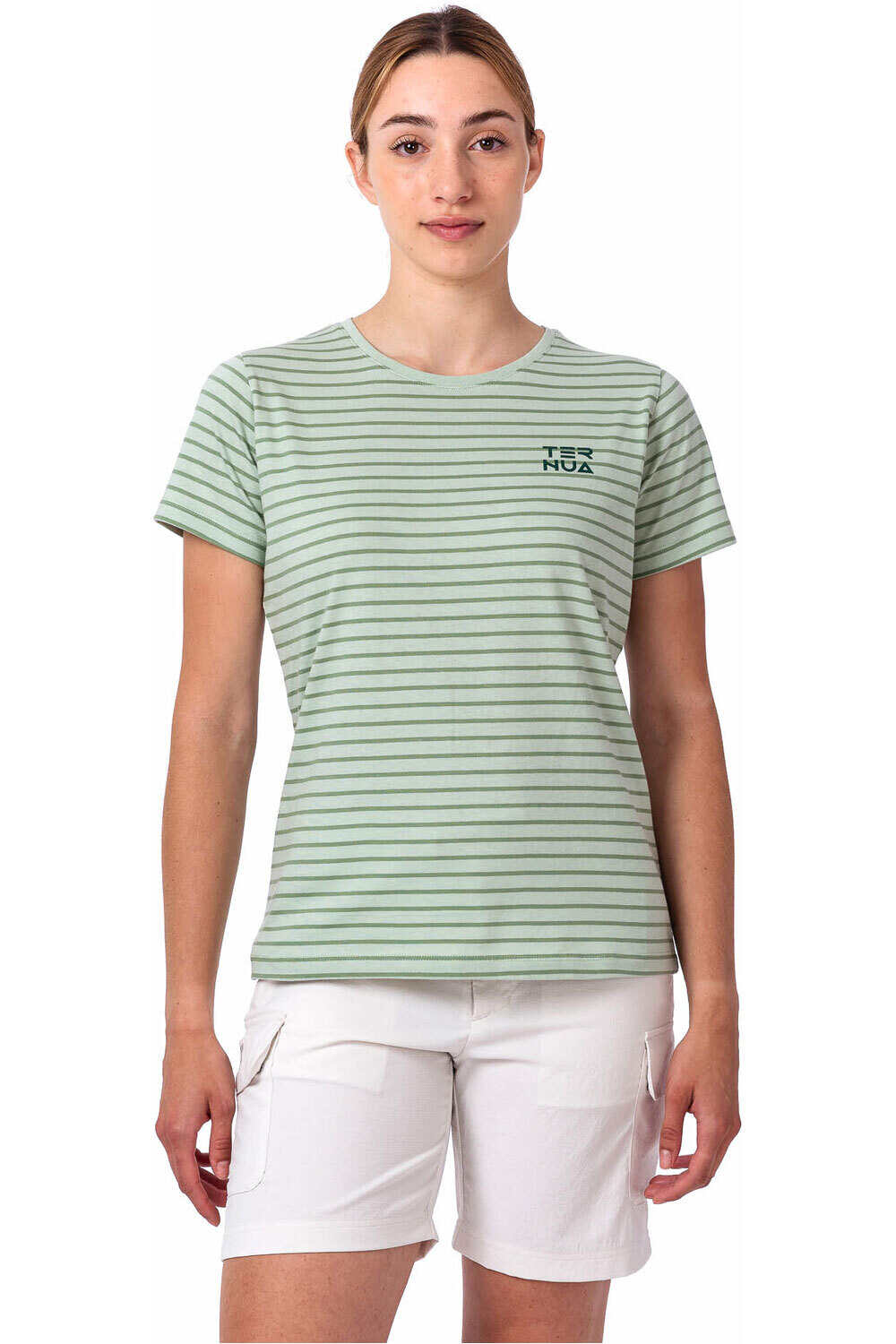 Witless camiseta montaña manga corta mujer Verde (M)