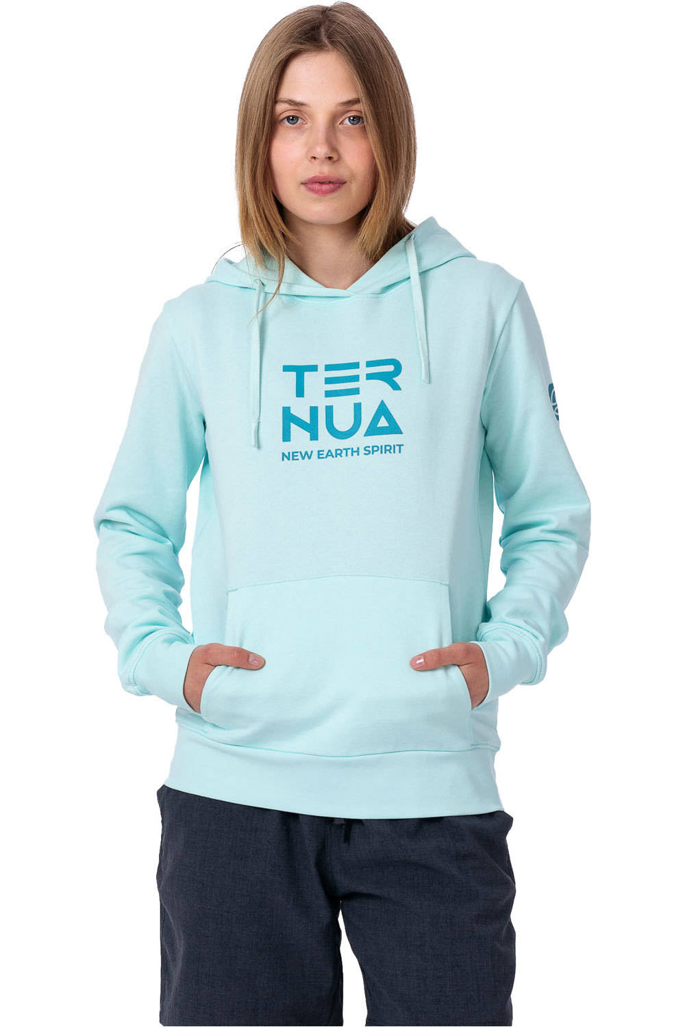 Fogo island Sudaderas Montaña Mujer Azul (XL)