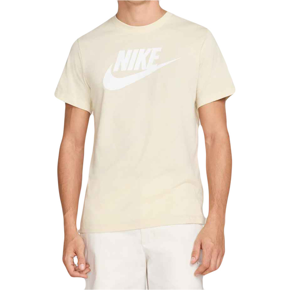 Sportswear icon futura camiseta manga corta hombre Beige (M)