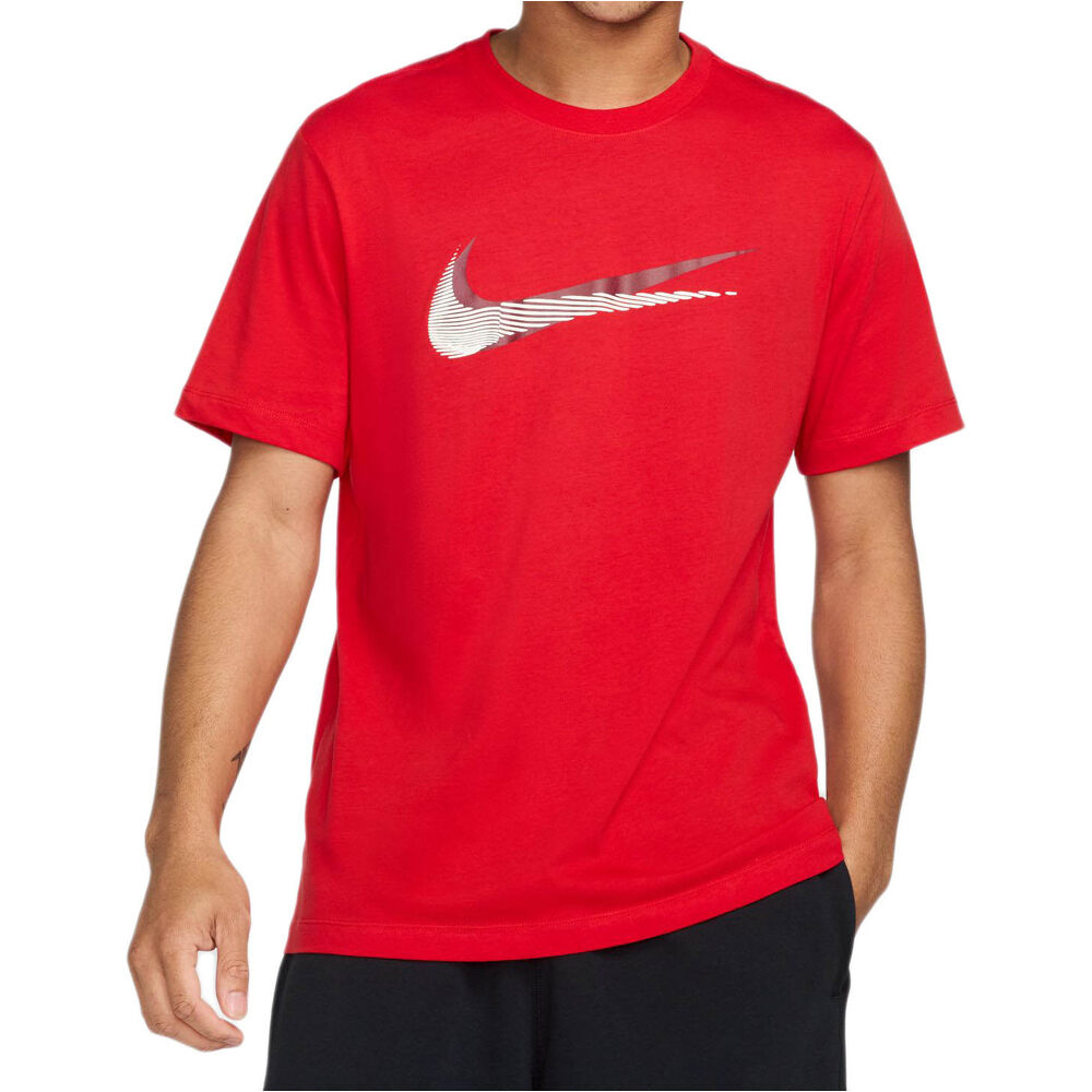 Sportswear swoosh camiseta manga corta hombre Rojo (L)