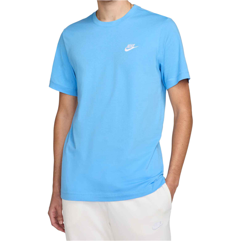 Sportswear club camiseta manga corta hombre Azul (XL)