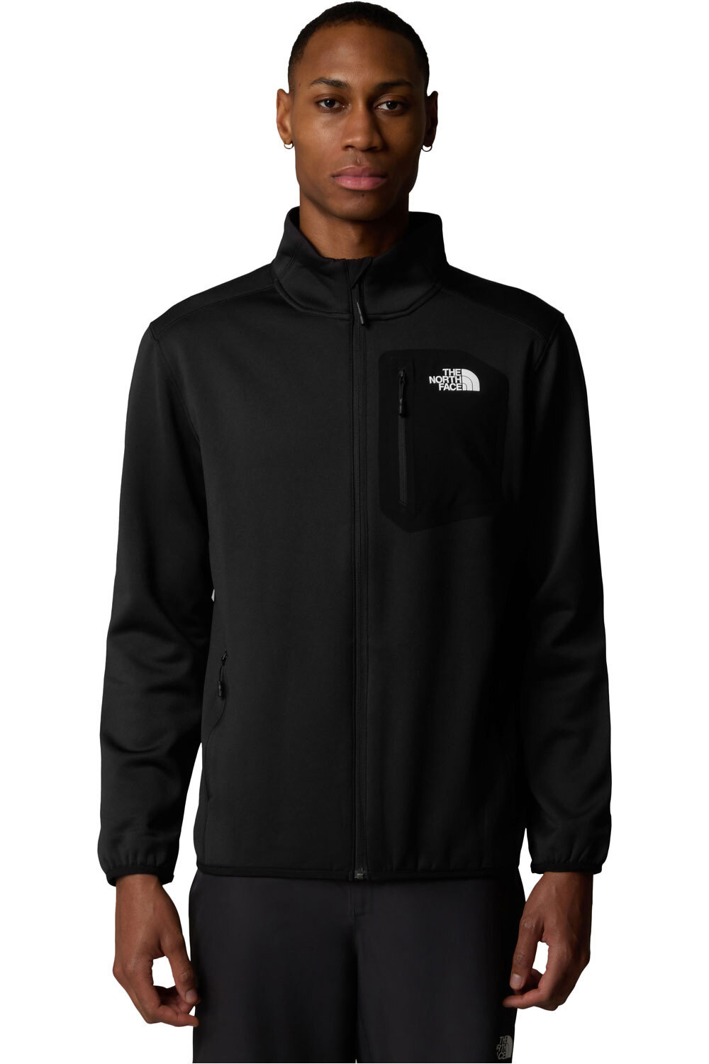Crest forro polar hombre Negro (L)