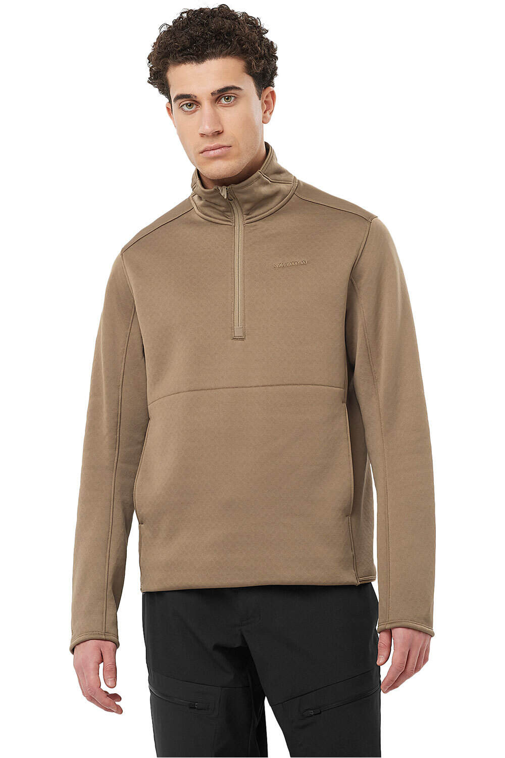 Salomon essential mid forro polar hombre