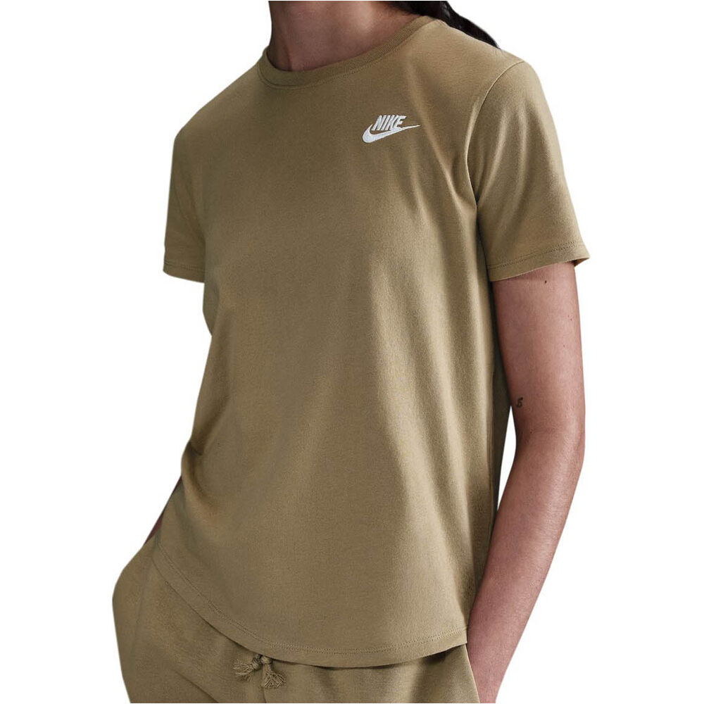Sportswear club camiseta manga corta mujer Marron