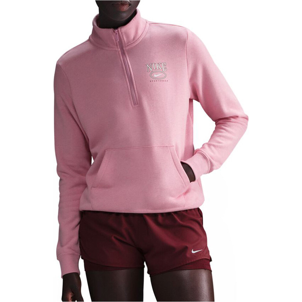 Sportswear club sudadera mujer Rosa (S)