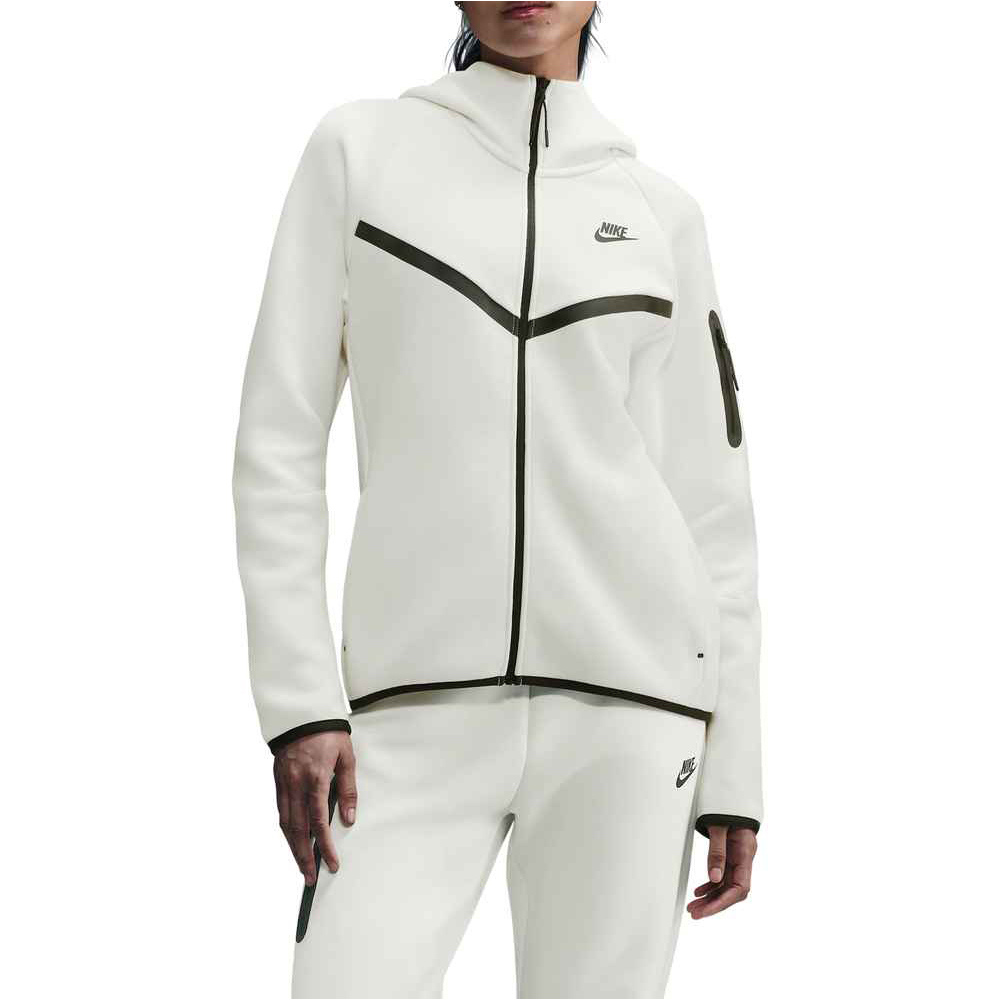 Sportswear tech windrunner sudadera mujer Blanco (L)