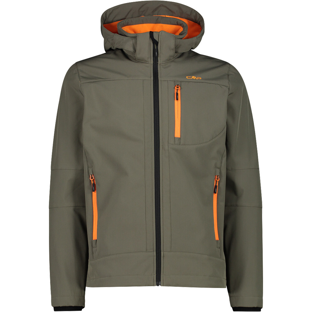 Cmp man jacket zip hood chaqueta softshell hombre