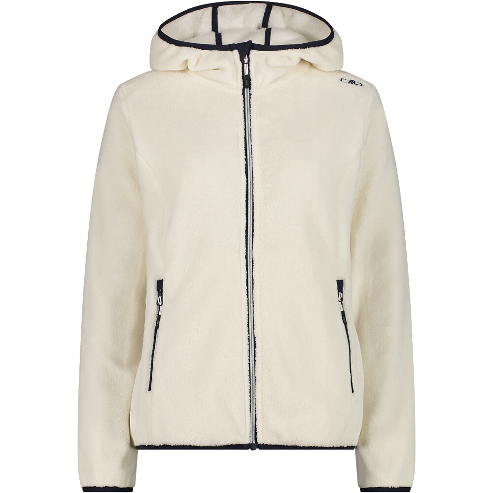 Cmp woman jacket fix hood forro polar mujer