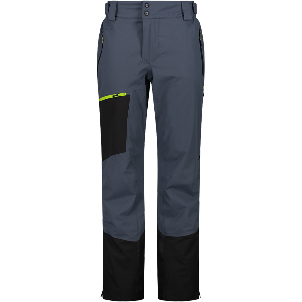 Man pant free ride pantalones esquí hombre Gris (50)