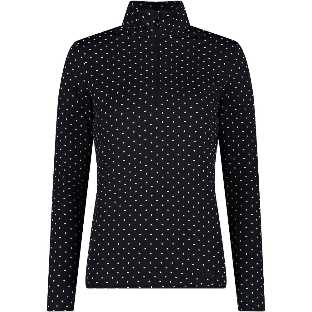 Woman printed sweat forro polar esquí mujer Negro (42)