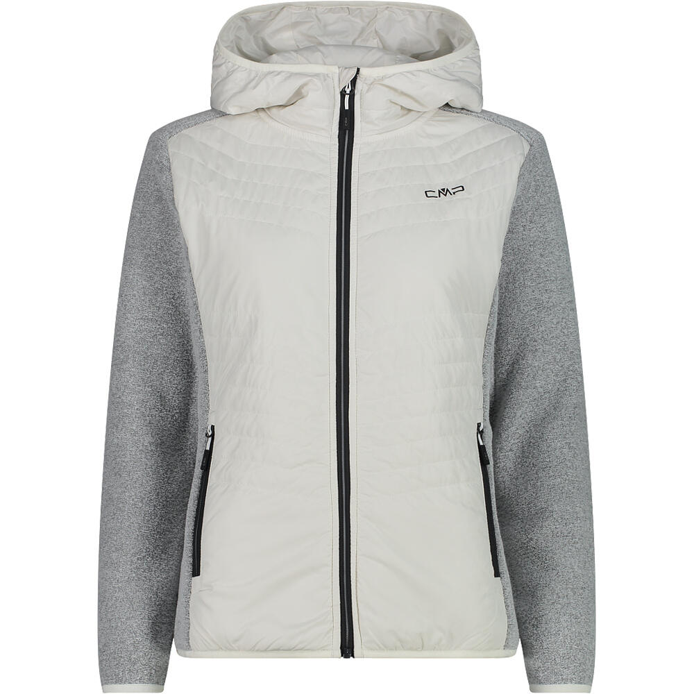 Woman jacket hybrid fix hood chaqueta outdoor mujer