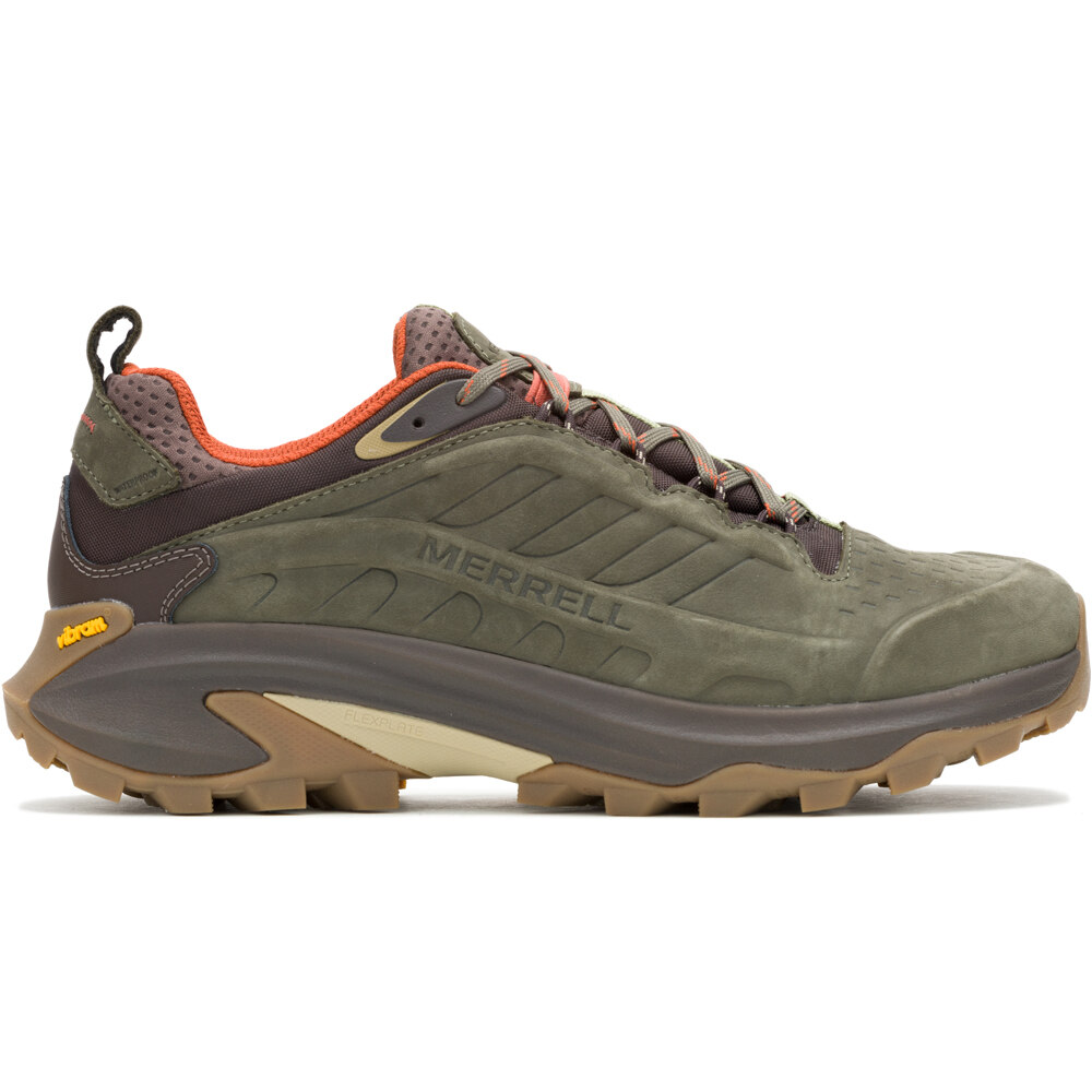 Moab speed 2 ltr waterproof zapatilla trekking hombre Verde (43,5)