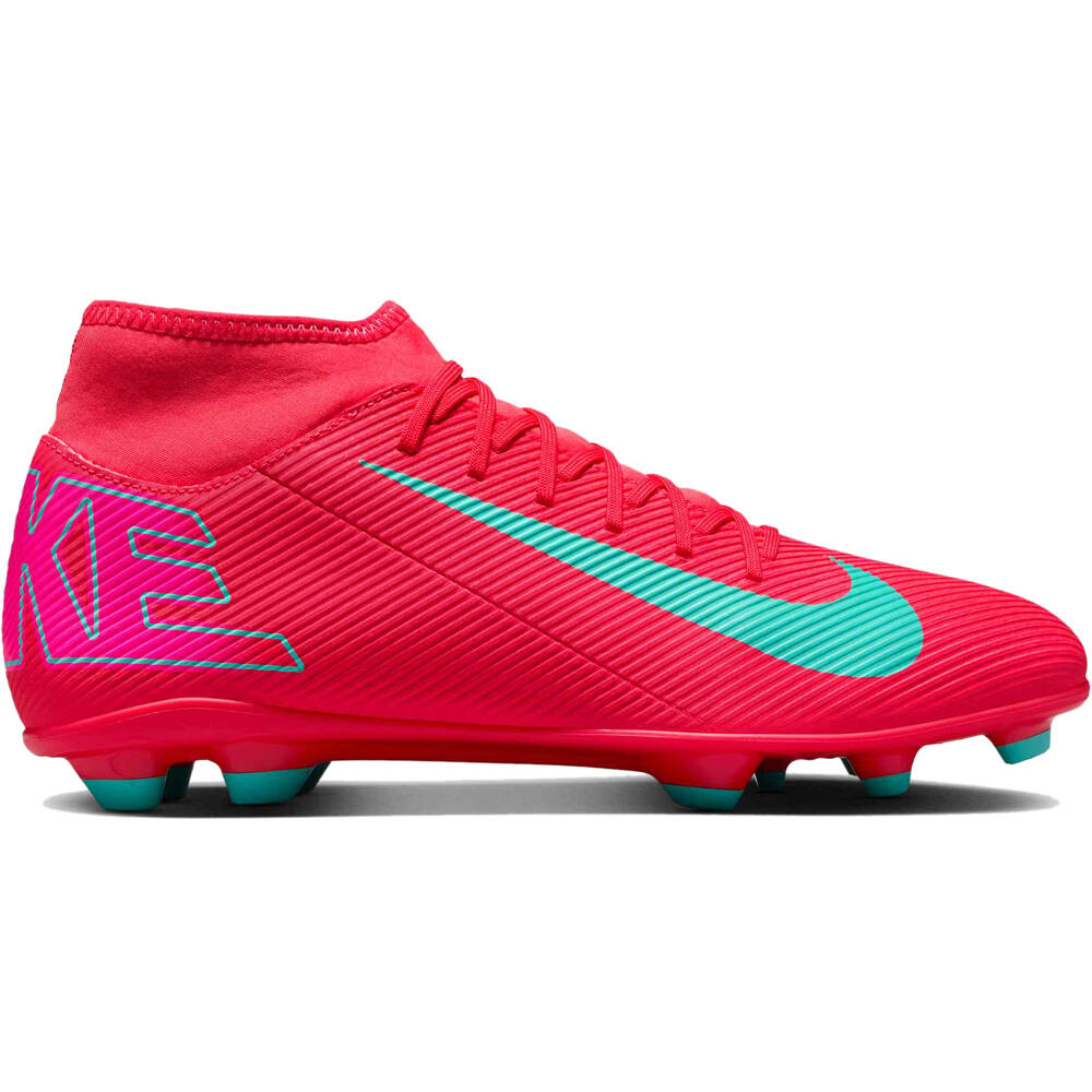 Mercurial superfly 10 club fg/mg botas de futbol cesped artificial Rojo (44,5)