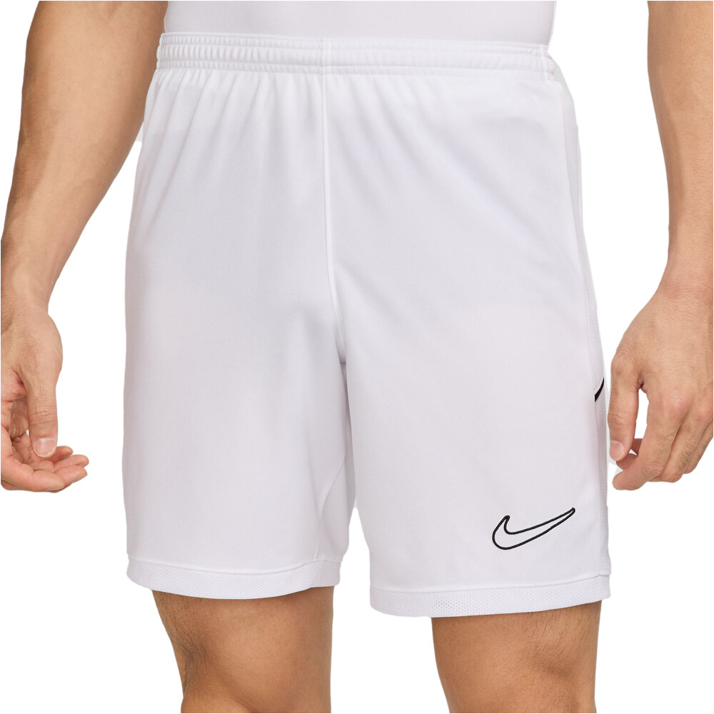 Dri-fit academy25 pantalones cortos futbol Blanco (S)