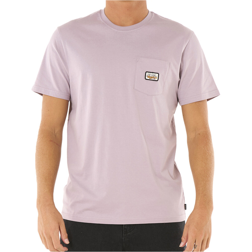 Surf paradise camiseta manga corta hombre Rosa (S)
