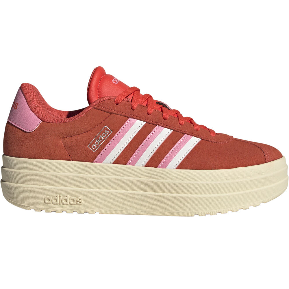 Vl court bold zapatilla moda mujer Rojo (36)